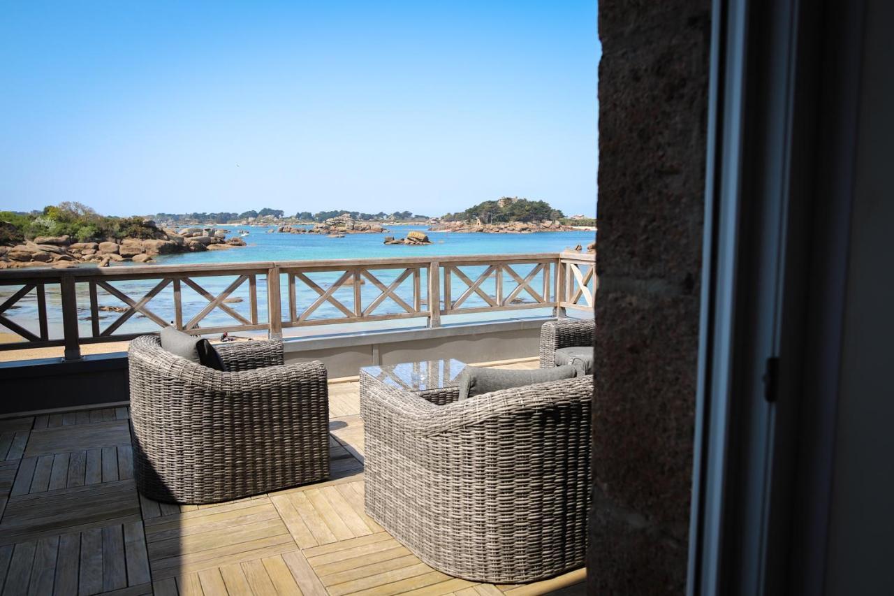 Logis Hotel Saint Guirec Et De La Plage Perros-Guirec Exteriér fotografie