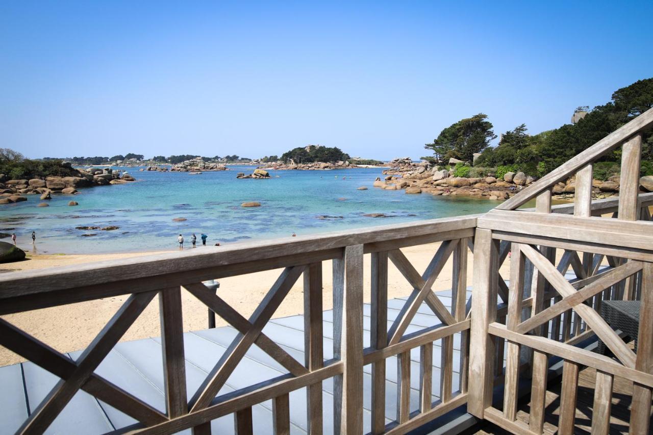Logis Hotel Saint Guirec Et De La Plage Perros-Guirec Exteriér fotografie