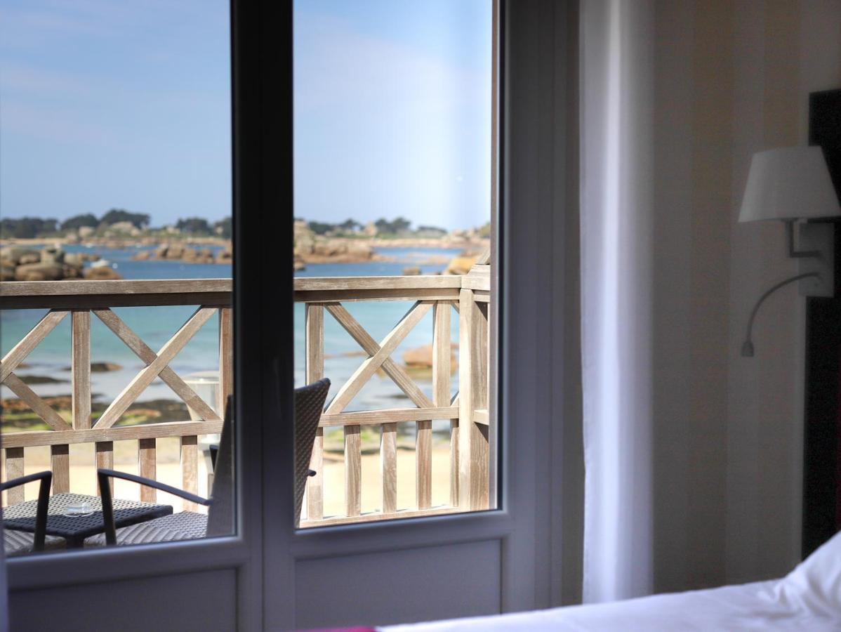 Logis Hotel Saint Guirec Et De La Plage Perros-Guirec Exteriér fotografie