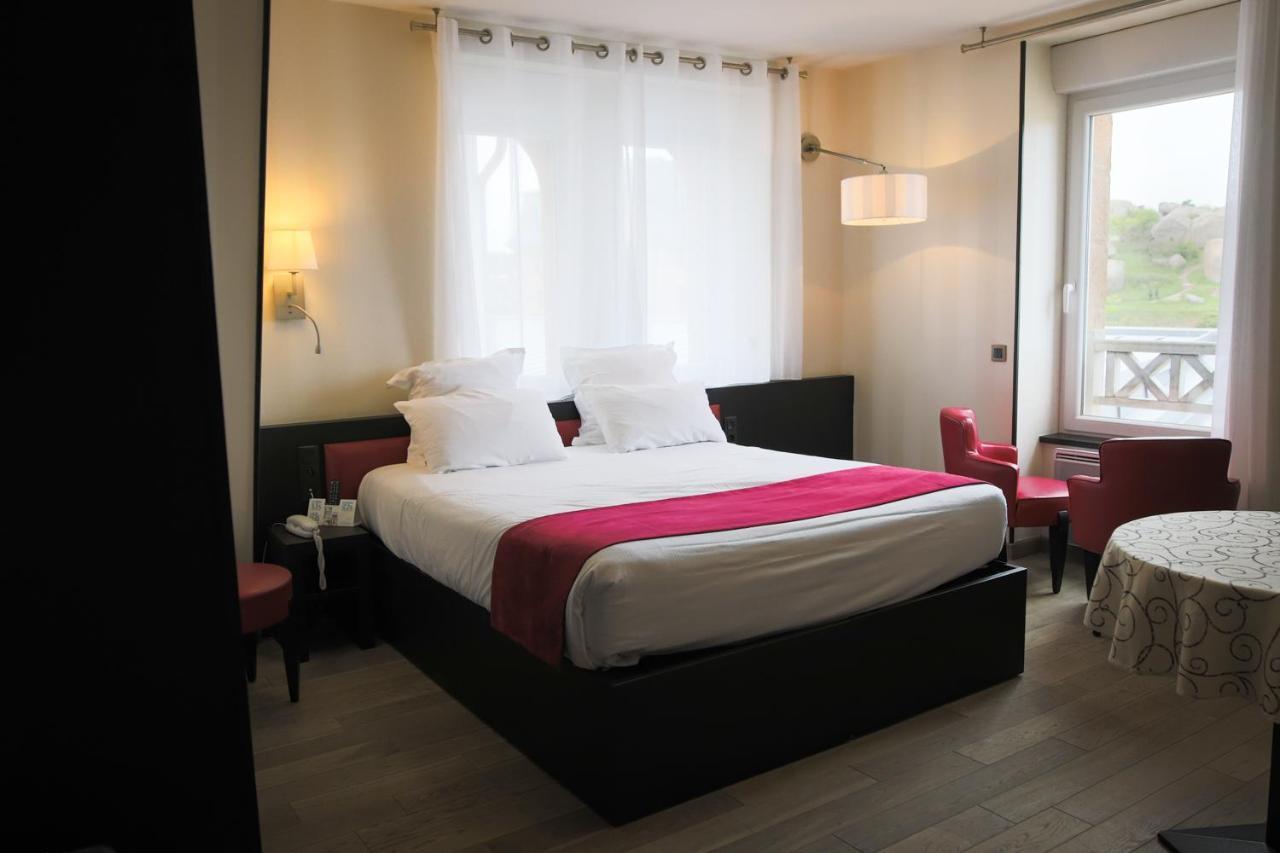 Logis Hotel Saint Guirec Et De La Plage Perros-Guirec Exteriér fotografie