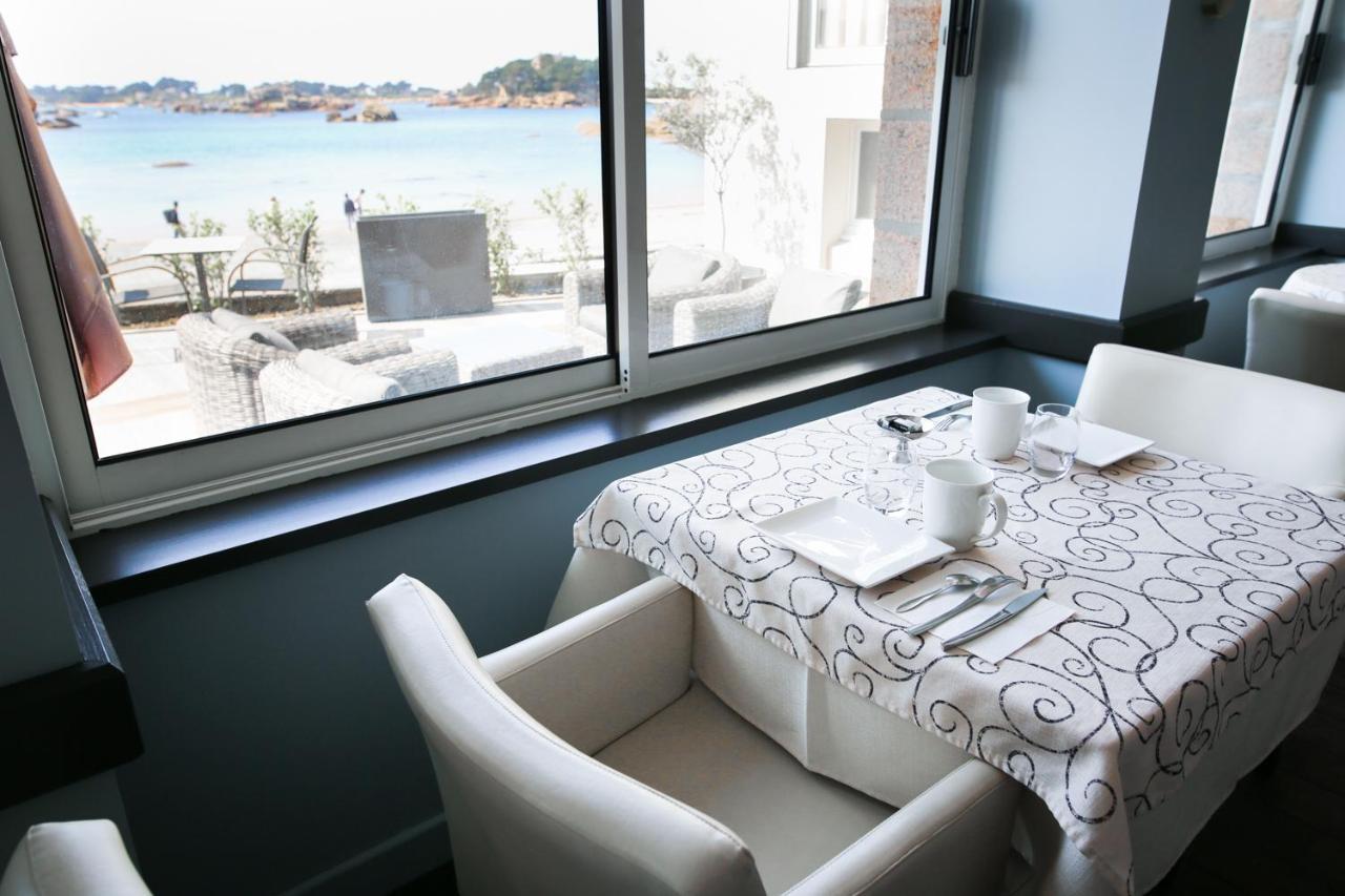Logis Hotel Saint Guirec Et De La Plage Perros-Guirec Exteriér fotografie