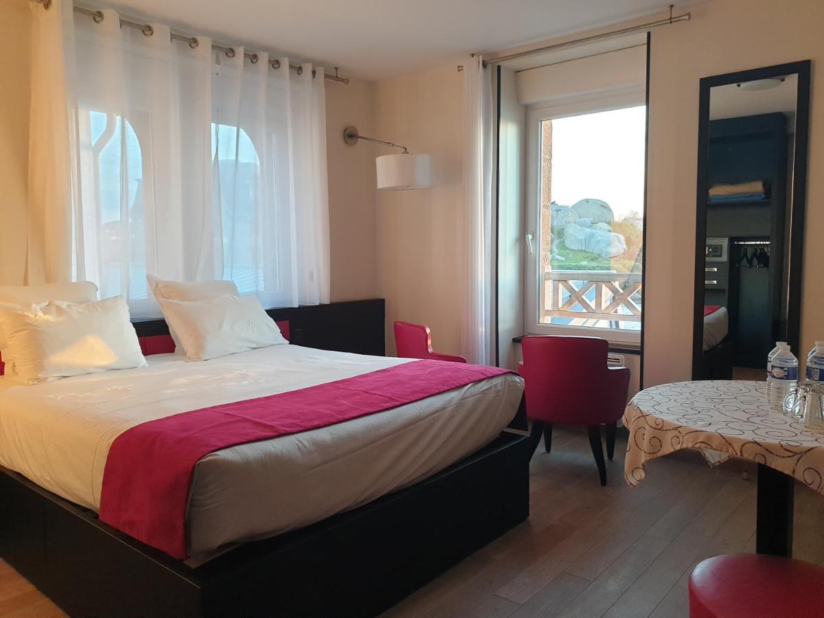 Logis Hotel Saint Guirec Et De La Plage Perros-Guirec Exteriér fotografie